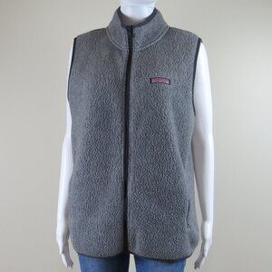 Vineyard Vines Martha's Vineyard Women's Gray Vest SIZE Large